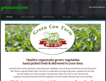 Tablet Screenshot of greencowfarm.com